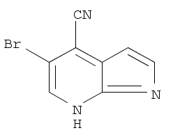 1H-Pyrrolo[2,3-b]pyridine-4-carbonitrile, 5-bromo-